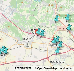 Mappa Via Leonardo Da Vinci, 25046 Cazzago San Martino BS, Italia (5.33417)