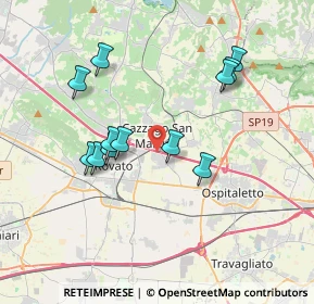 Mappa Via Leonardo Da Vinci, 25046 Cazzago San Martino BS, Italia (3.42083)