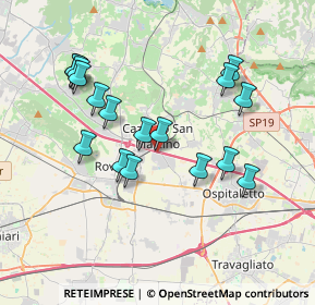 Mappa Via Leonardo Da Vinci, 25046 Cazzago San Martino BS, Italia (3.57647)