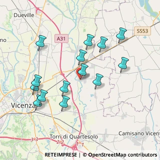 Mappa Via Martiri della Libertà, 36050 Quinto Vicentino VI, Italia (3.82571)