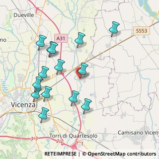 Mappa Via Martiri della Libertà, 36050 Quinto Vicentino VI, Italia (4.09857)