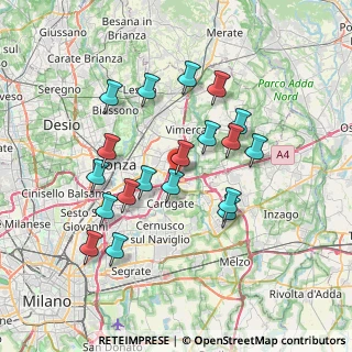 Mappa Via Giacomo Matteotti, 20864 Agrate , Italia (6.78316)