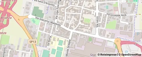 Mappa Agrate Brianza