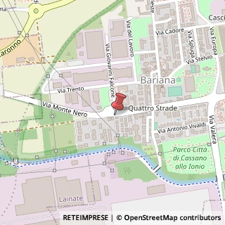 Mappa Via Monte Nero, 173, 20024 Garbagnate Milanese, Milano (Lombardia)