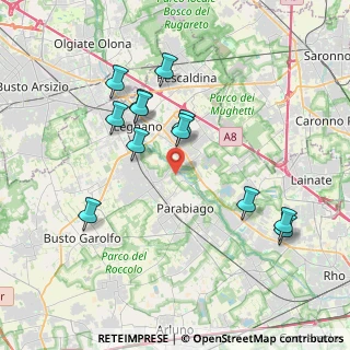 Mappa Via Monteverdi, 20010 Canegrate MI, Italia (3.80333)