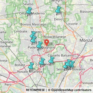 Mappa Via Giovanni Amendola, 20037 Paderno Dugnano MI, Italia (4.57273)