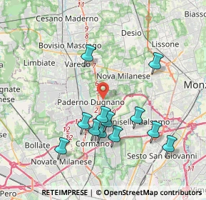 Mappa Via Giovanni Amendola, 20037 Paderno Dugnano MI, Italia (3.75)