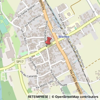 Mappa Via davide squarini 21/c, 28015 Momo, Novara (Piemonte)