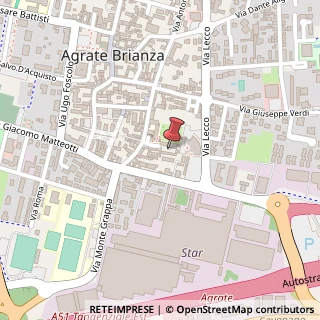 Mappa Via Santa Maria, 16, 20041 Agrate Brianza, Monza e Brianza (Lombardia)