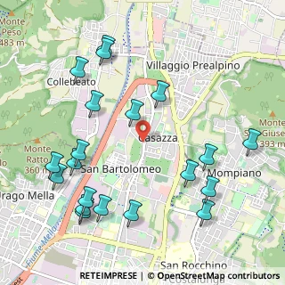 Mappa Via del Manestro, 25128 Brescia BS, Italia (1.231)
