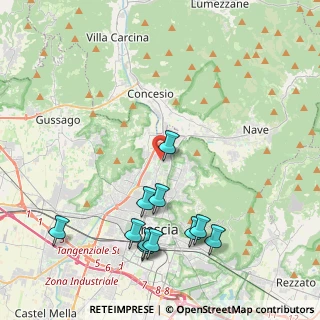 Mappa Via del Manestro, 25128 Brescia BS, Italia (4.65273)