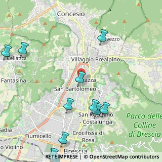 Mappa Via del Manestro, 25128 Brescia BS, Italia (3.02667)