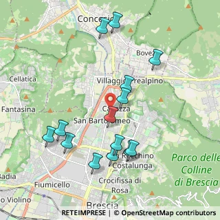 Mappa Via del Manestro, 25128 Brescia BS, Italia (2.035)