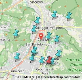 Mappa Via del Manestro, 25128 Brescia BS, Italia (2.075)