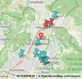 Mappa Via del Manestro, 25128 Brescia BS, Italia (1.89818)