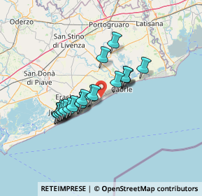 Mappa Via Valle Altanea, 30021 Caorle VE, Italia (10.5575)