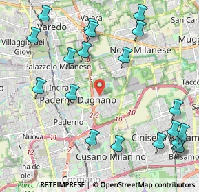 Mappa Via Giorgio Amendola, 20037 Paderno Dugnano MI, Italia (2.7)