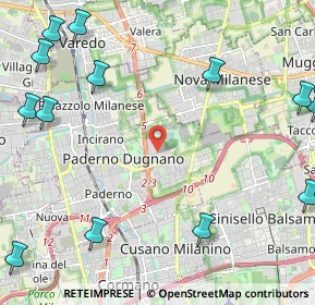 Mappa Via Giorgio Amendola, 20037 Paderno Dugnano MI, Italia (3.26)