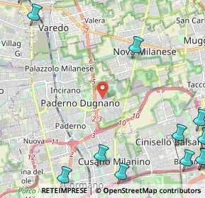 Mappa Via Giorgio Amendola, 20037 Paderno Dugnano MI, Italia (3.72083)