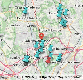 Mappa Via Giorgio Amendola, 20037 Paderno Dugnano MI, Italia (4.4575)