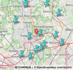 Mappa Via Giorgio Amendola, 20037 Paderno Dugnano MI, Italia (4.64857)