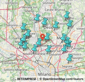 Mappa Via Giorgio Amendola, 20037 Paderno Dugnano MI, Italia (7.232)