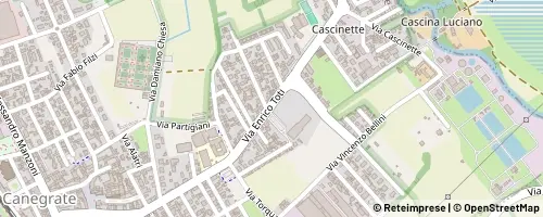 Mappa Canegrate