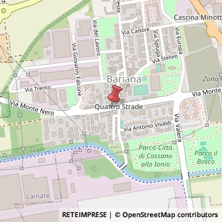 Mappa Via Monte Nero, 145, 20024 Garbagnate Milanese, Milano (Lombardia)