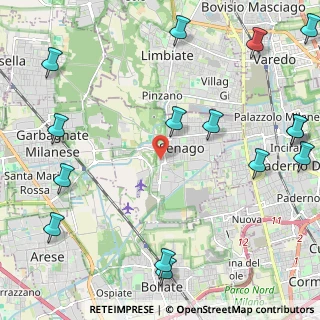 Mappa Via Treves, 20030 Senago MI, Italia (3.122)