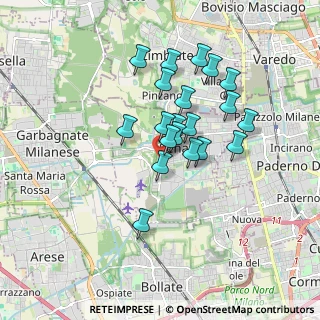 Mappa Via Treves, 20030 Senago MI, Italia (1.426)