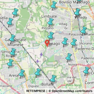 Mappa Via Treves, 20030 Senago MI, Italia (3.19421)