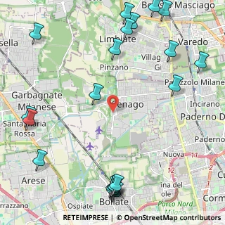 Mappa Via Treves, 20030 Senago MI, Italia (3.124)