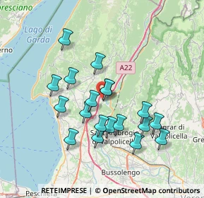 Mappa Via del Donatore, 37010 Rivoli Veronese VR, Italia (6.49158)