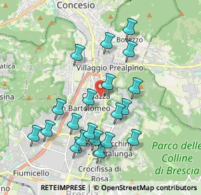 Mappa Via Casazza, 25136 Brescia BS, Italia (1.88)