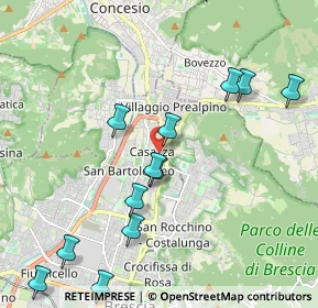 Mappa Via Casazza, 25136 Brescia BS, Italia (2.42769)