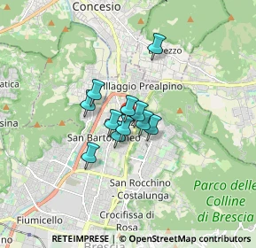 Mappa Via Casazza, 25136 Brescia BS, Italia (0.94455)