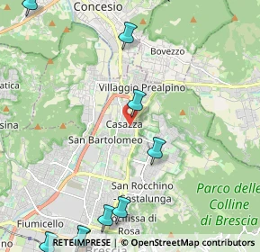 Mappa Via Casazza, 25136 Brescia BS, Italia (3.36909)