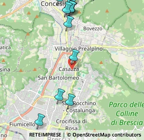 Mappa Via Casazza, 25136 Brescia BS, Italia (2.975)