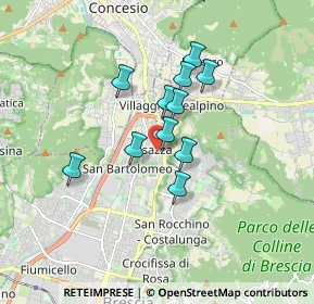 Mappa Via Casazza, 25136 Brescia BS, Italia (1.25727)