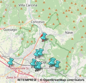Mappa Via Casazza, 25136 Brescia BS, Italia (4.69182)