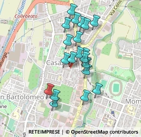 Mappa Via Casazza, 25136 Brescia BS, Italia (0.384)