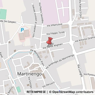 Mappa Via Dante Alighieri,  7, 24057 Martinengo, Bergamo (Lombardia)
