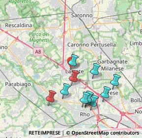Mappa Via Goffredo Mameli, 20045 Lainate MI, Italia (3.74364)