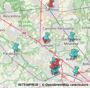 Mappa Via Goffredo Mameli, 20045 Lainate MI, Italia (4.88833)