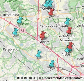 Mappa Via Goffredo Mameli, 20045 Lainate MI, Italia (4.80857)