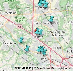 Mappa Via Goffredo Mameli, 20045 Lainate MI, Italia (4.155)