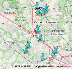 Mappa Via Goffredo Mameli, 20045 Lainate MI, Italia (4.305)