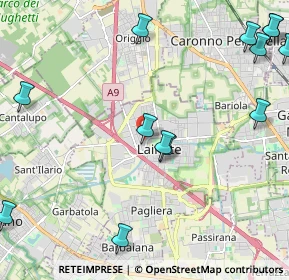 Mappa Via Goffredo Mameli, 20045 Lainate MI, Italia (2.92154)