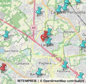 Mappa Via Goffredo Mameli, 20045 Lainate MI, Italia (3.07438)