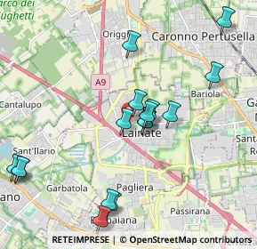 Mappa Via Goffredo Mameli, 20045 Lainate MI, Italia (2.075)